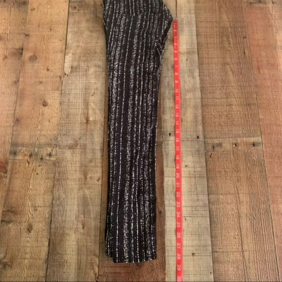 Rag & Bone jean women’s legging black with white abstract stripes 24 - Picture 7 of 16